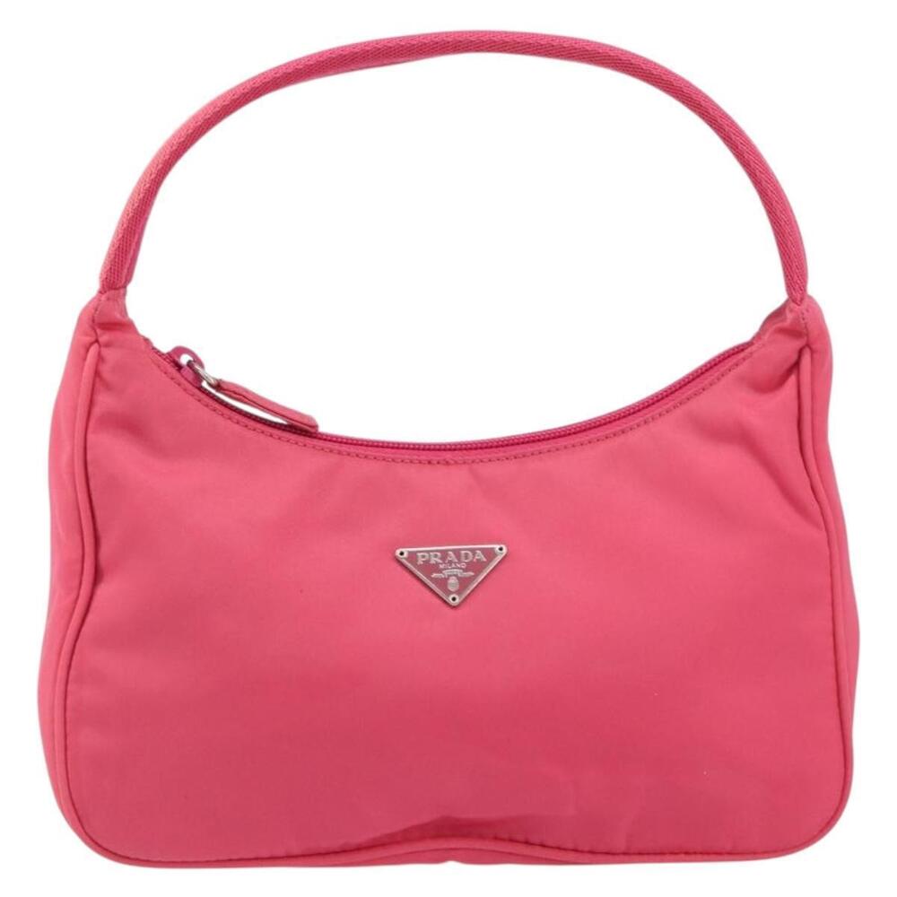 PRADA Hand Pouch Nylon Pink Auth 157315V - Picture 13 of 16